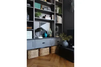Antrasit Renk Kitaplık Önizleme 1