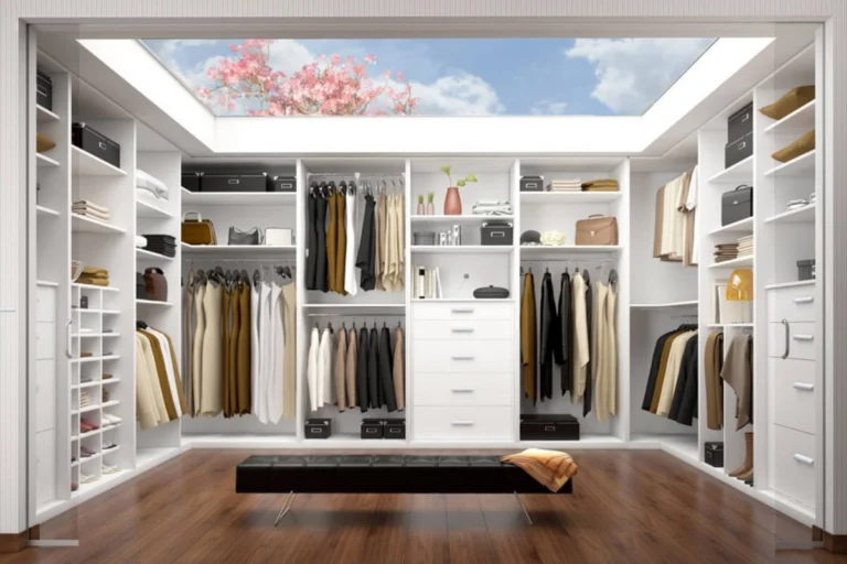 Giyinme Odası Dolabı Modelleri Beyaz