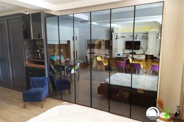 Cam kapaklı dolap modelleri