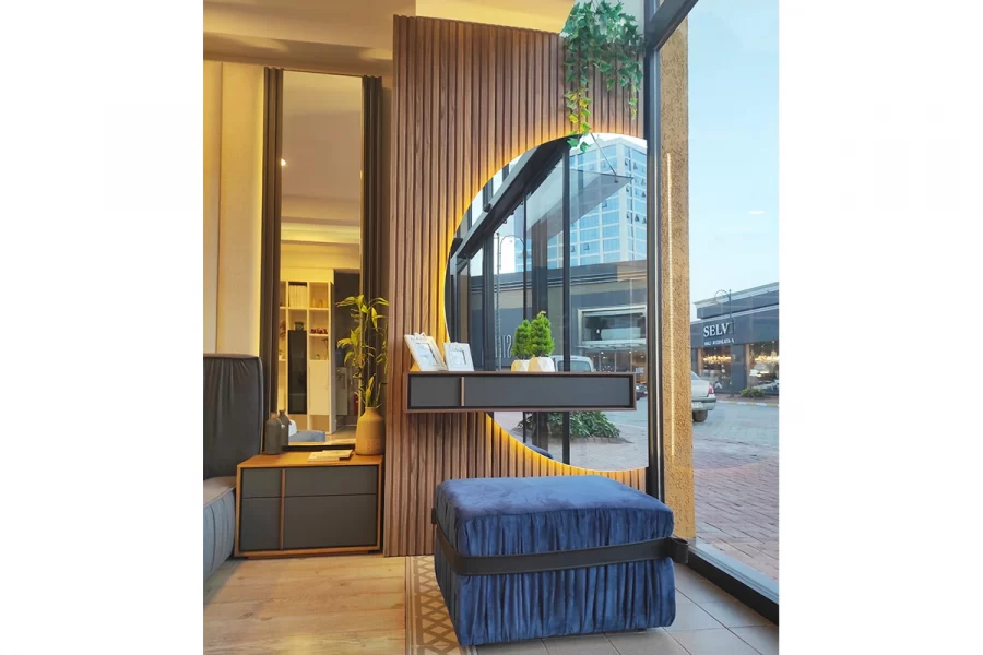 Ledli makyaj masası modelleri aynalı