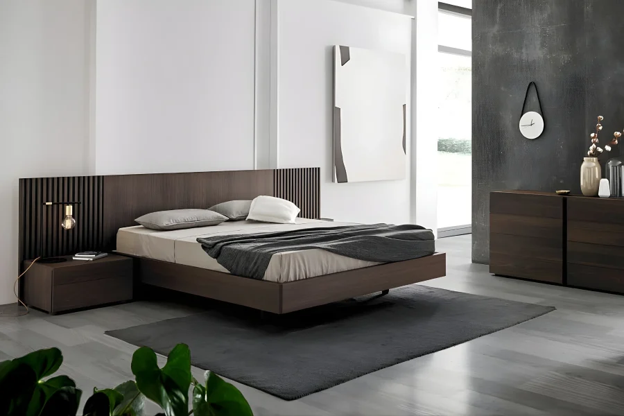 Ahşap ceviz yatak modelleri 2026