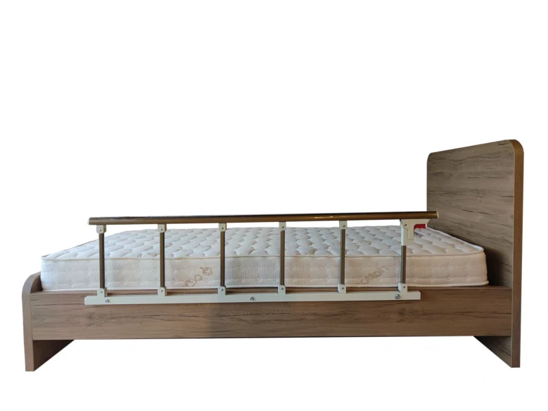 Katlanabilir yatak korkuluğu bariyeri 148 cm Açık hali